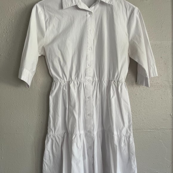 Pink Women - Mini Button Up Dress - Picture 2 of 6